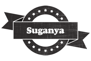 Suganya grunge logo