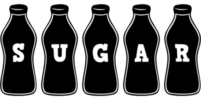 Sugar bottle logo