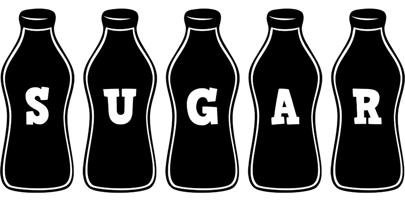 Sugar bottle logo