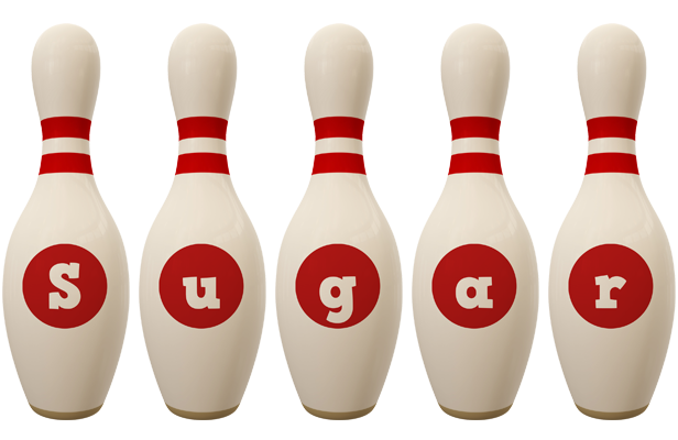 Sugar bowling-pin logo
