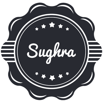 Sughra badge logo