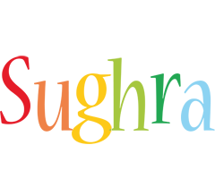 Sughra birthday logo