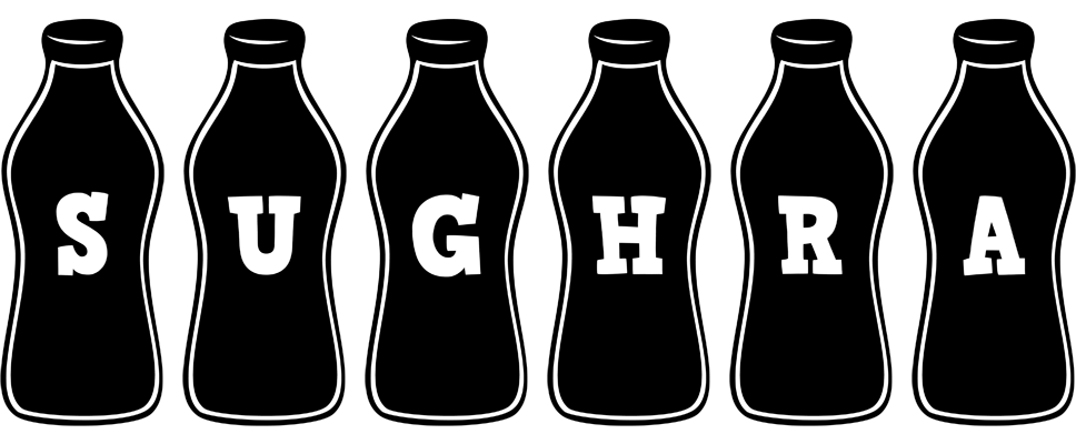 Sughra bottle logo