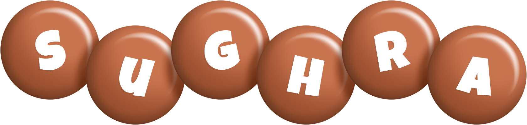 Sughra candy-brown logo