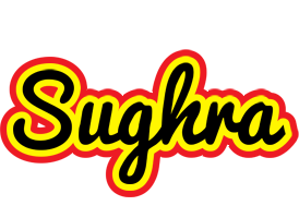 Sughra flaming logo