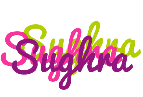 Sughra flowers logo