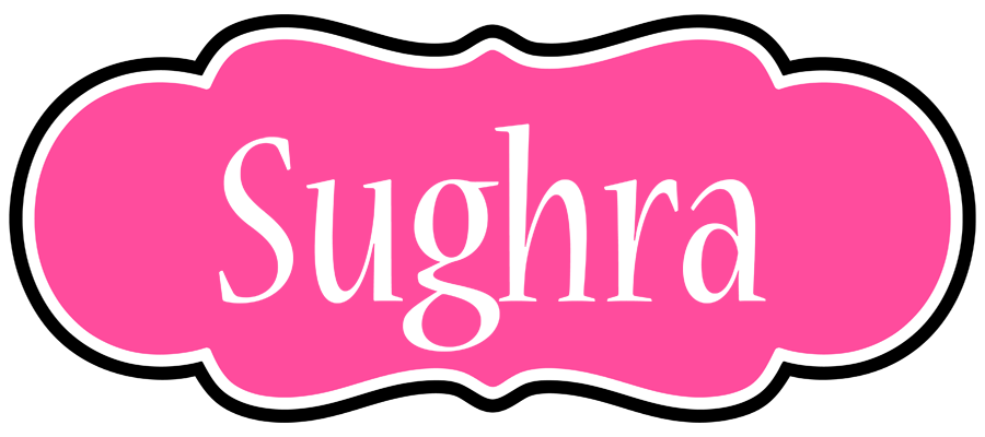 Sughra invitation logo