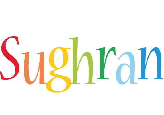 Sughran birthday logo