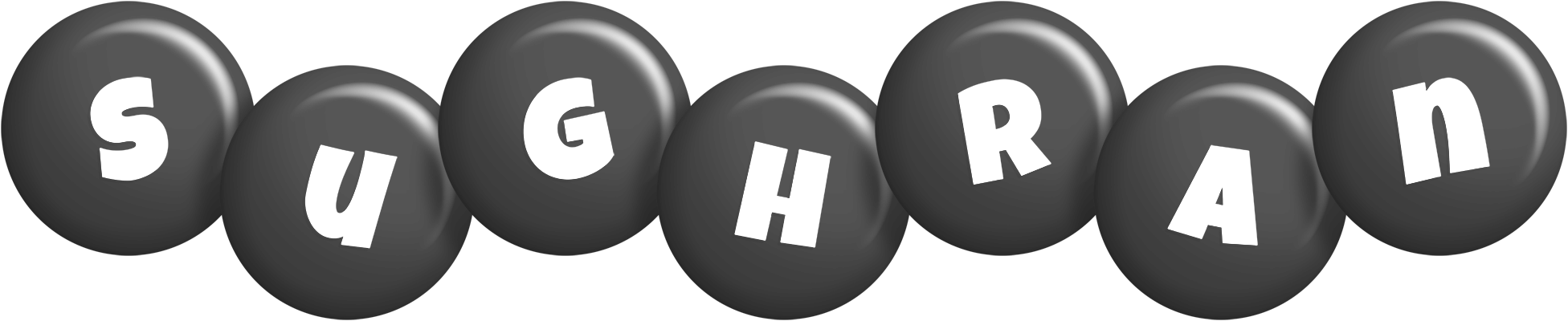 Sughran candy-black logo