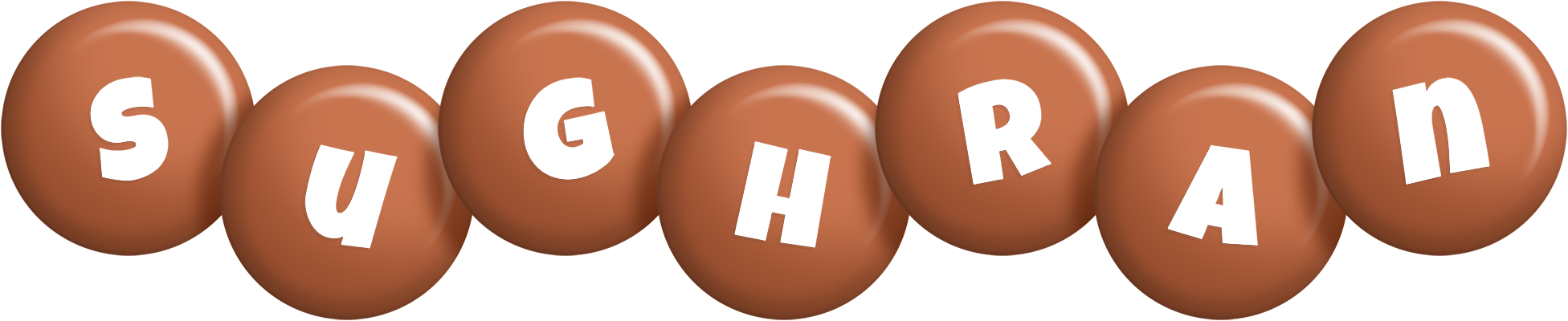 Sughran candy-brown logo