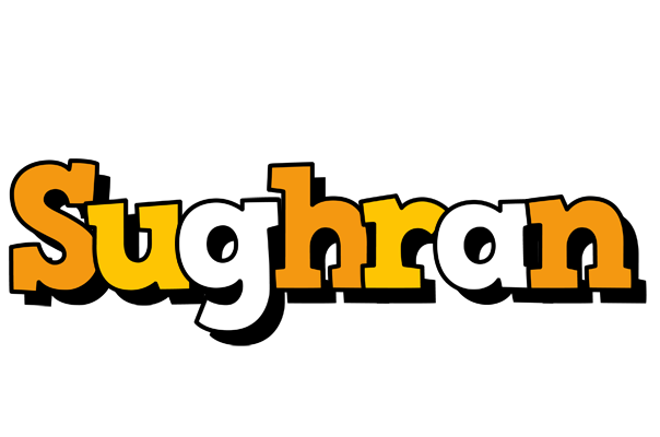 Sughran cartoon logo