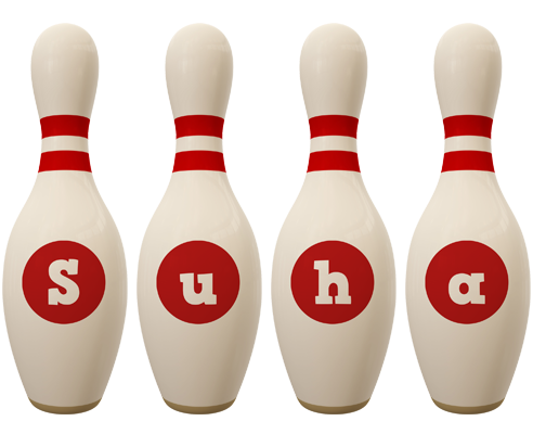 Suha bowling-pin logo