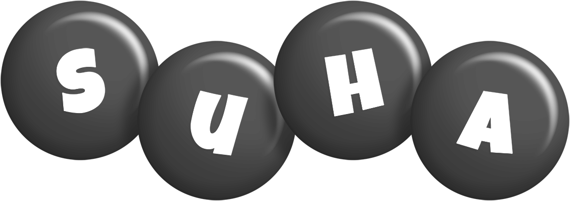 Suha candy-black logo
