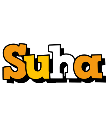 Suha cartoon logo
