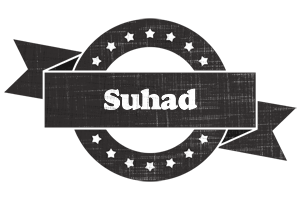 Suhad grunge logo