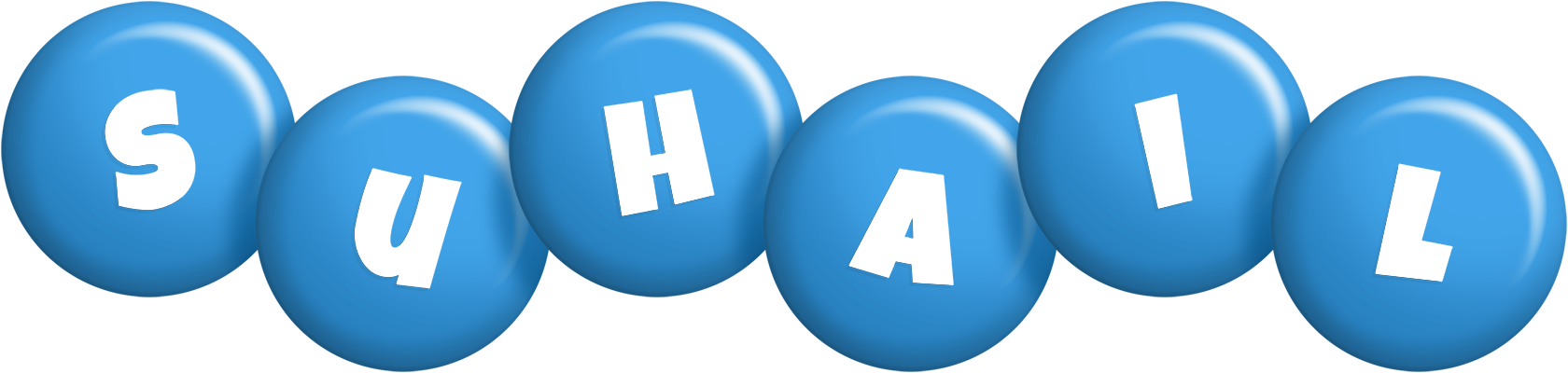 Suhail candy-blue logo