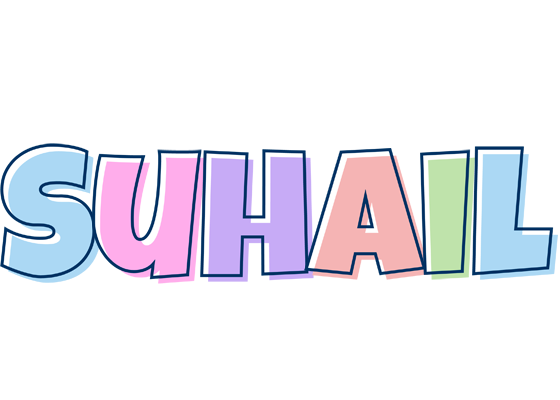 Suhail pastel logo