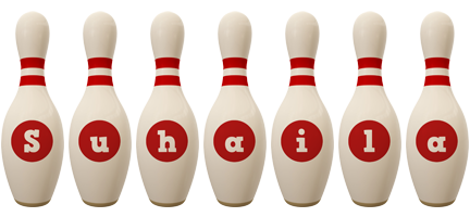 Suhaila bowling-pin logo