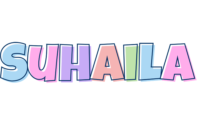 Suhaila pastel logo