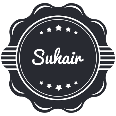 Suhair badge logo