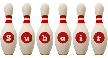 Suhair bowling-pin logo