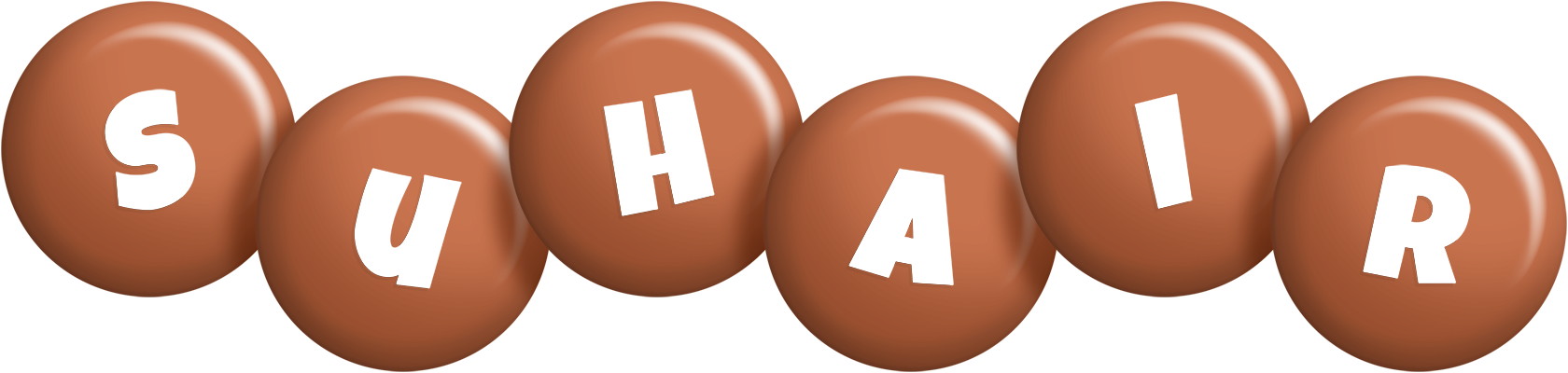 Suhair candy-brown logo
