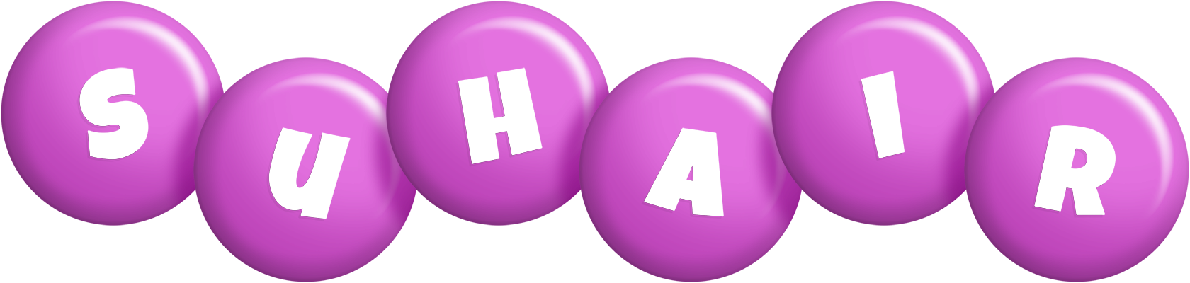 Suhair candy-purple logo