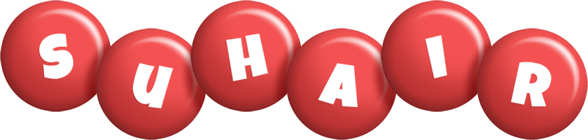 Suhair candy-red logo