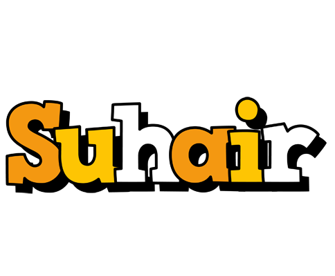 Suhair cartoon logo