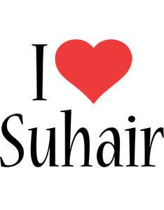Suhair i-love logo