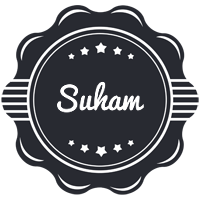 Suham badge logo