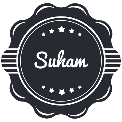 Suham badge logo