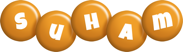 Suham candy-orange logo