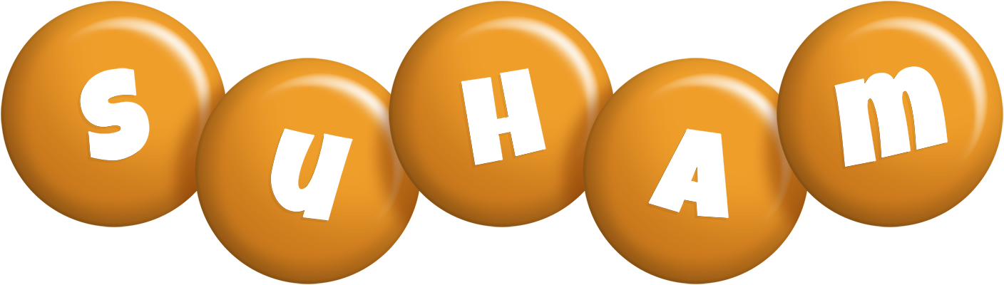 Suham candy-orange logo