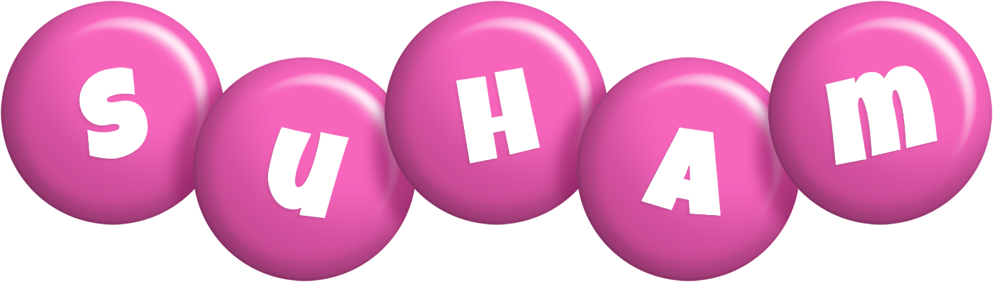 Suham candy-pink logo