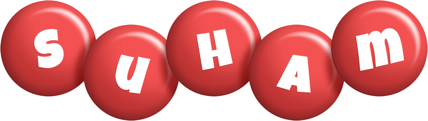 Suham candy-red logo