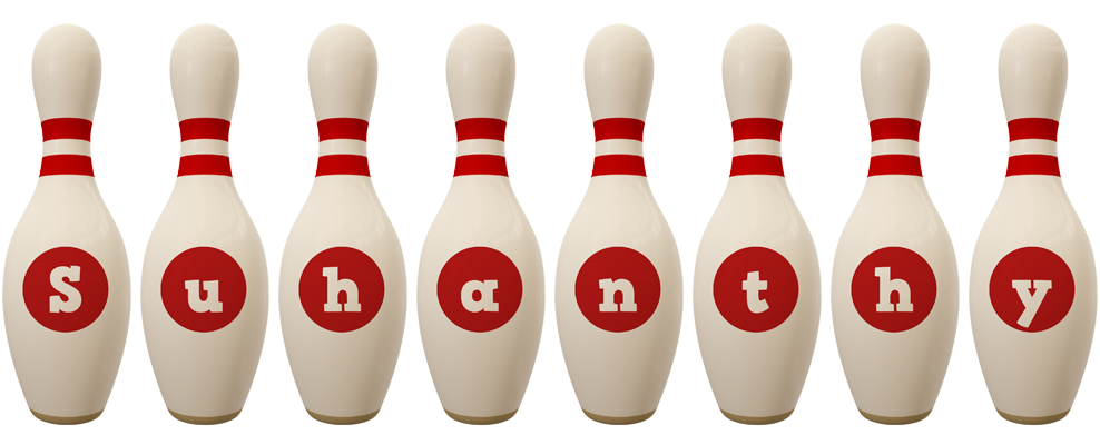 Suhanthy bowling-pin logo