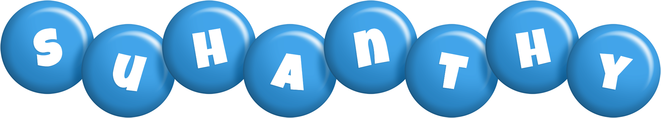 Suhanthy candy-blue logo
