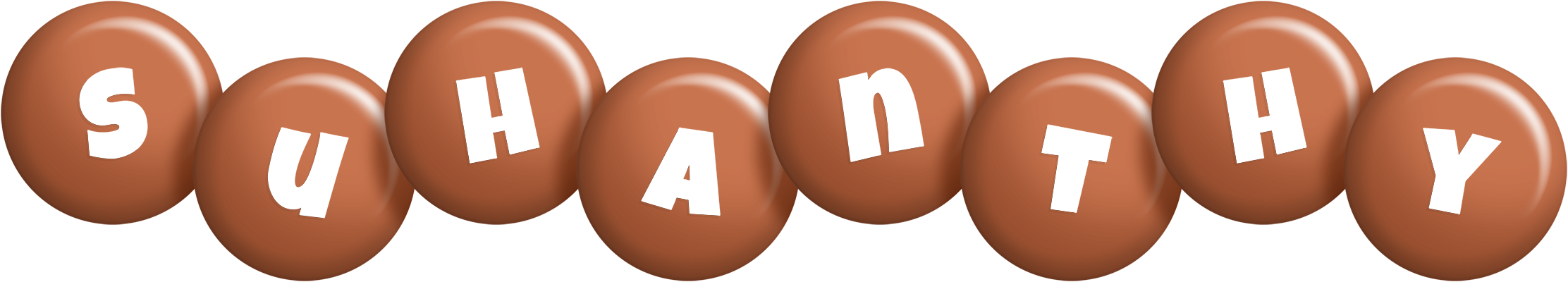 Suhanthy candy-brown logo