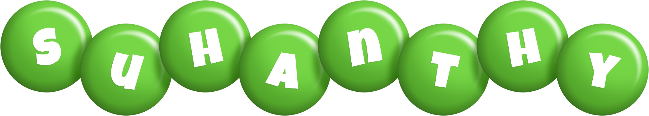 Suhanthy candy-green logo