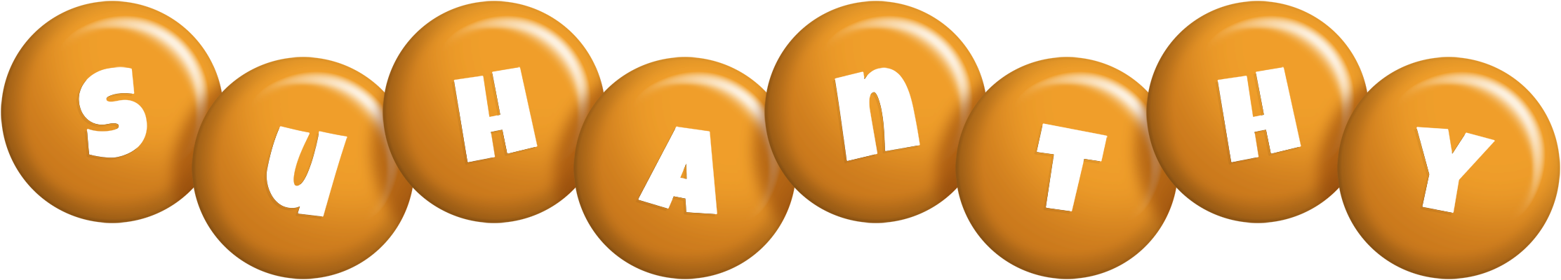 Suhanthy candy-orange logo