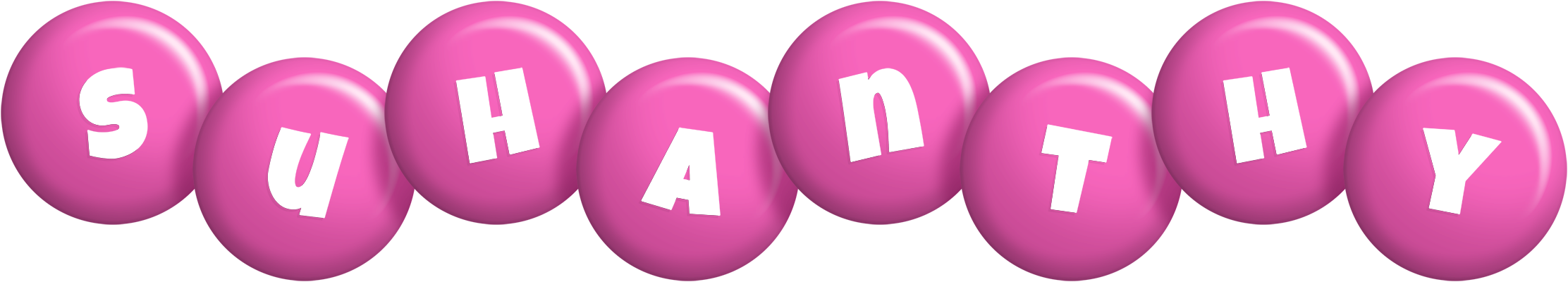 Suhanthy candy-pink logo