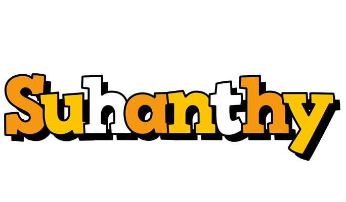 Suhanthy cartoon logo