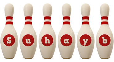 Suhayb bowling-pin logo