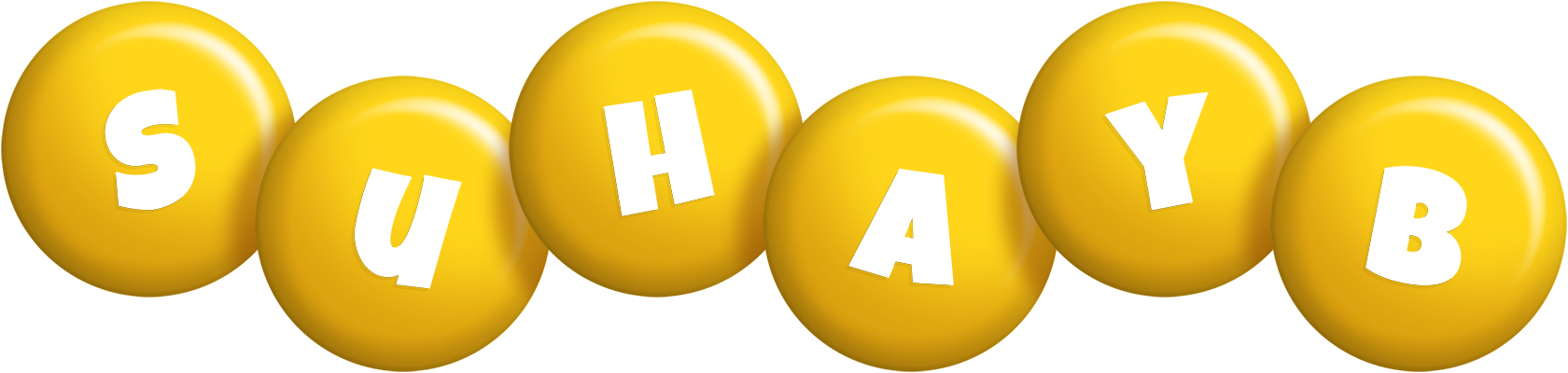 Suhayb candy-yellow logo
