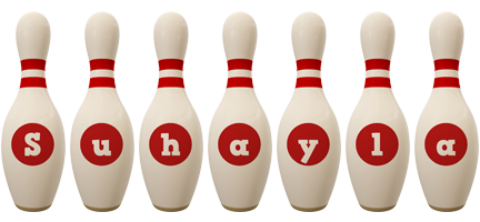 Suhayla bowling-pin logo