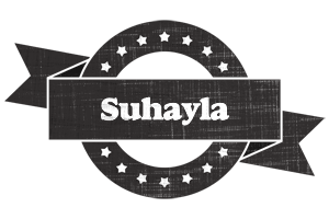 Suhayla grunge logo