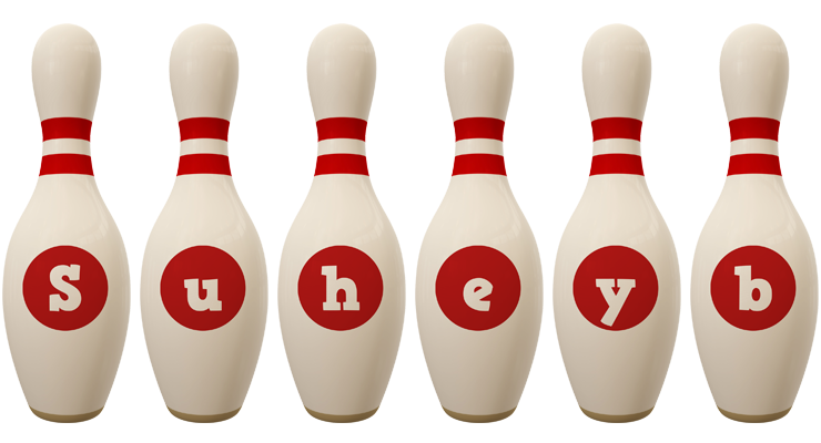 Suheyb bowling-pin logo