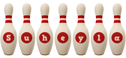 Suheyla bowling-pin logo