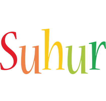 Suhur birthday logo